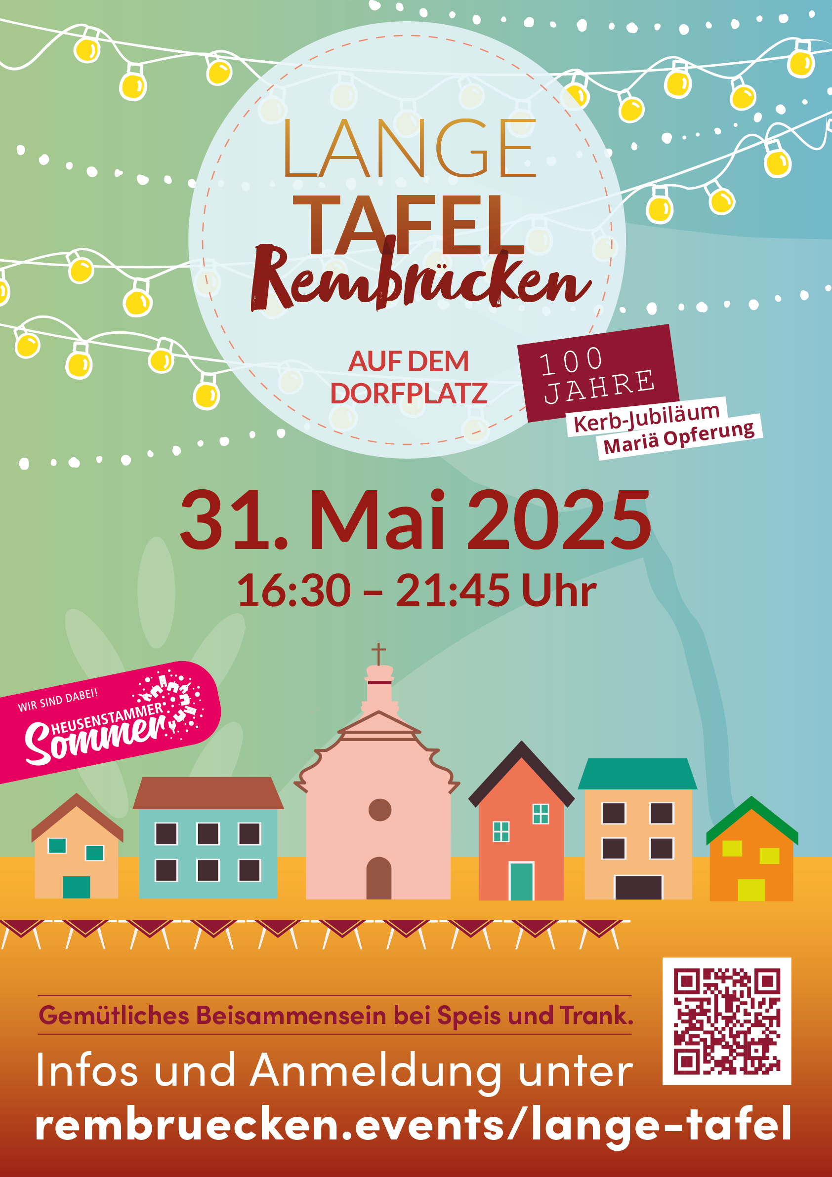 Lange Tafel in Rembrücken am 31.5., Link.